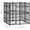 Outdoor Dog Kennel Steel 39.7 ftÂ²
