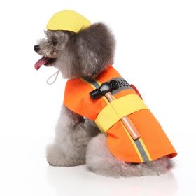 Pet Dog Halloween Christmas Festival Dress Up Clothes (Option: SDZ136 Workwear-L)